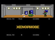 Xenophobe for Atari 7800 - One player game, the first screen...