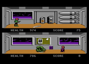 Xenophobe for Atari 7800 - Two player game start.