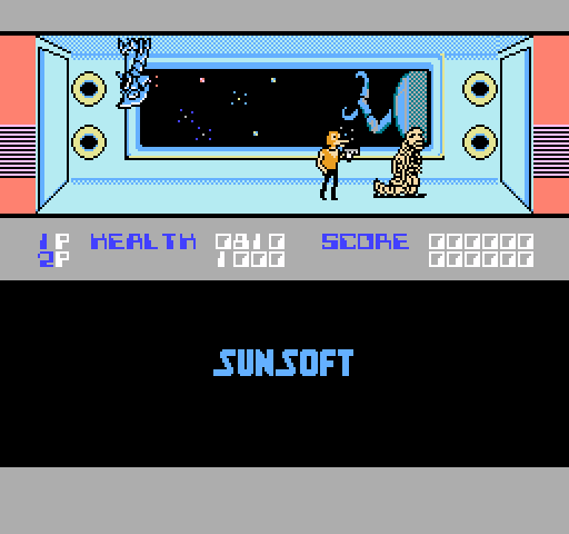Xenophobe NES / Famicom Screenshot: Shooting opponents...