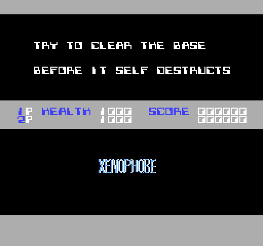 Xenophobe NES / Famicom Screenshot: Clear the base of aliens!
