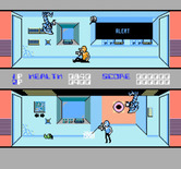 Xenophobe for NES / Famicom - Two player game in progress...
