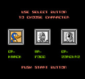 Xenophobe for NES / Famicom - Choose a character...