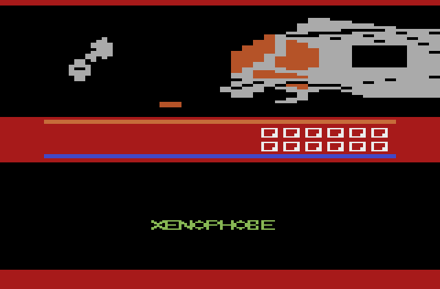 Xenophobe Atari 2600 Screenshot: Game introduction.