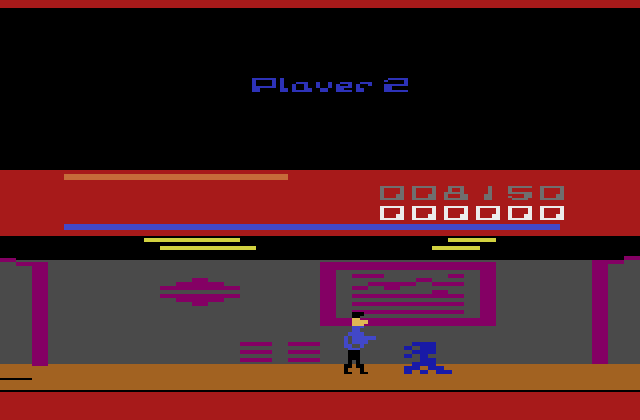 Xenophobe Atari 2600 Screenshot: Another attacking alien!