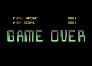 Meltdown for Atari 7800 - Game over.