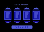 Meltdown for Atari 7800 - If you have a passcode, enter it now to start at a later level.