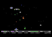 Planet Smashers for Atari 7800 - Dodging enemy fire...