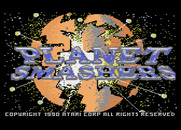 Planet Smashers for Atari 7800 - Title screen.