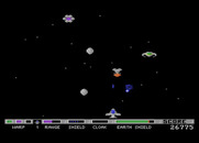Planet Smashers for Atari 7800 - With the hard difficulty level additional enemies attack and attack more rapidly...