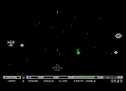 Planet Smashers for Atari 7800 - The cloaking capsule makes you temporarily invisible to enemies...