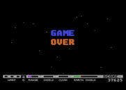 Planet Smashers for Atari 7800 - Game over.