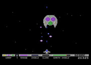 Planet Smashers for Atari 7800 - Whoa, that's a large ship attacking me!