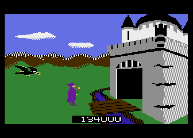 Crossbow Atari 7800 Screenshot: Have fun storming the castle!