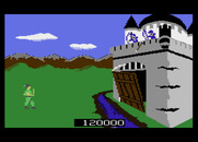 Crossbow for Atari 7800 - Shoot the drawbridge ropes to lower it...