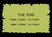 Crossbow for Atari 7800 - Game over.