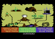 Crossbow for Atari 7800 - I can select one of three paths from this location...