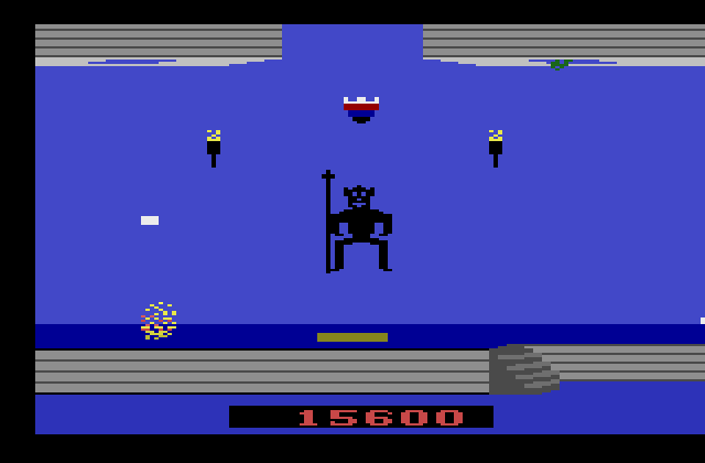 Crossbow Atari 2600 Screenshot: I was hit!