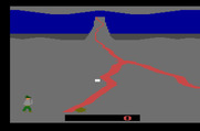 Crossbow for Atari 2600 - The volcano level.