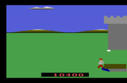 Crossbow for Atari 2600 - The drawbridge is down, now to cross it.