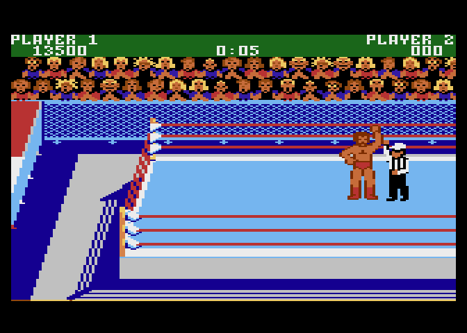 Mania Challenge Atari 7800 Screenshot: I win this round!