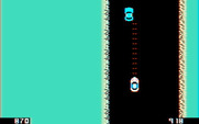 Spy Hunter for IBM PC/Compatibles - Shooting at an enemy car.