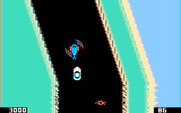 Spy Hunter for IBM PC/Compatibles - A helicopter attacks!