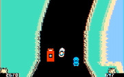 Spy Hunter for IBM PC/Compatibles - Trucks appear from time to time to provide additional weapons...