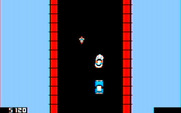 Spy Hunter for IBM PC/Compatibles - Enemy vehicles approach from all directions...