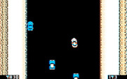 Spy Hunter for IBM PC/Compatibles - This section of road is icy!