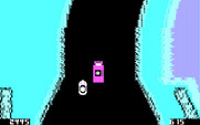 Spy Hunter for IBM PC/Compatibles - Trucks show up from time to time and provide additional weapons...
