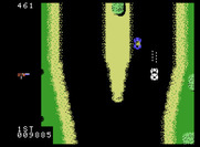 Spy Hunter for ColecoVision - Be careful not to crash when the road splits!