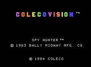 Spy Hunter for ColecoVision - Title screen.