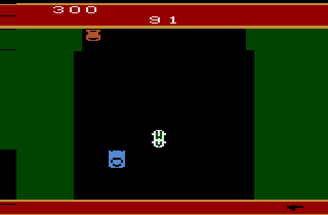 Spy Hunter Atari 2600 Screenshot: Game start.