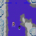 Spy Hunter for Arcade - Enemy boat closing in!