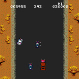 Spy Hunter for Arcade - My tires were slashed so the car skids off the road!