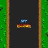 Spy Hunter for Arcade - The Spy Hunter logo burns into place...