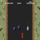 Spy Hunter for Arcade - A weapons van appears...this one will provide a smoke screen.