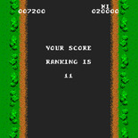 Spy Hunter for Arcade - Game over.