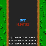 Spy Hunter for Arcade - Title screen.