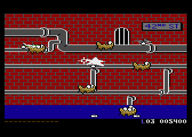 Crack'ed Atari 7800 Screenshot: Blam! Shot a critter...