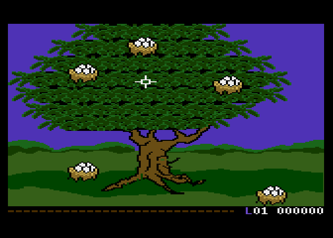 Crack'ed Atari 7800 Screenshot: Game start.