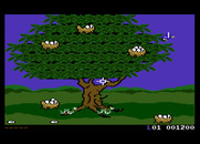 Crack'ed for Atari 7800 - Defend eggs from the hungry critters!