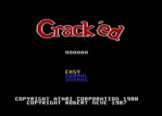 Crack'ed for Atari 7800 - Title screen.