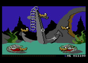 Crack'ed for Atari 7800 - Underwater; watch out for air bubbles that carry eggs away...