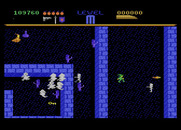 Dark Chambers for Atari 7800 - There are more enemies to deal with as the game progresses...