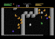 Dark Chambers for Atari 7800 - Attack the generators to prevent more enemies from appearing.