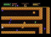 Dark Chambers for Atari 7800 - Each level is a maze you'll need to navigate through.