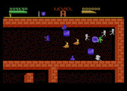 Dark Chambers for Atari 7800 - Trapped in a corner, trying to fight my way out...