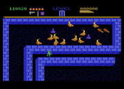 Dark Chambers for Atari 7800 - Walking down a narrow passage...