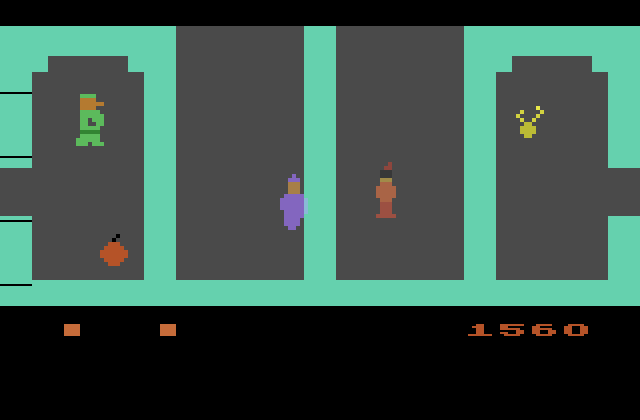 Dark Chambers Atari 2600 Screenshot: Another dead end!